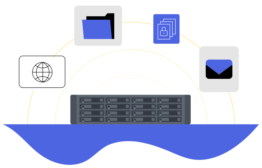 almacene archivos NAS